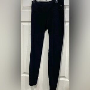 GapFit Gap Performance Cotton Leggings for Yoga or Pilates Size XS Black